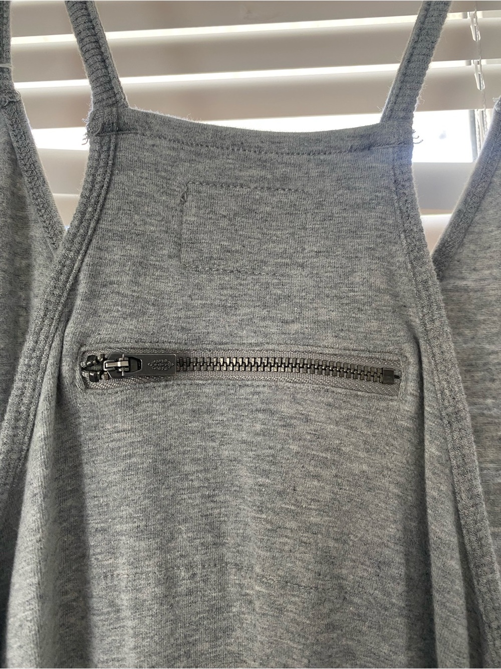 Free People FP Movement Hot Shot One Piece Gray Slouch Relaxed Lounge Jumpsuit M - Picture 6 of 10